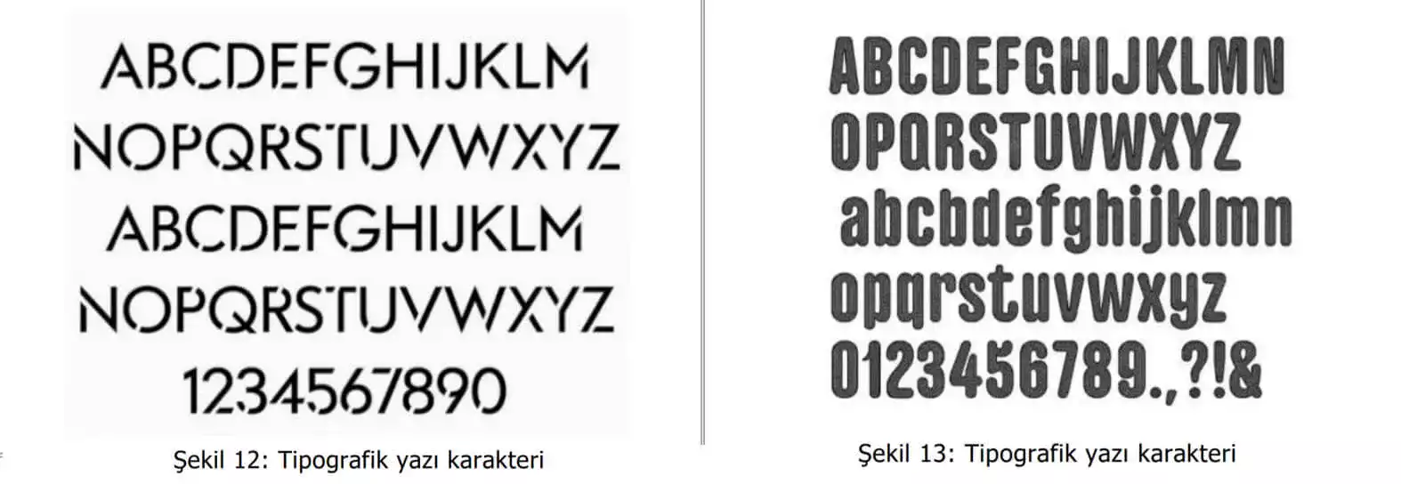 tipografik yazı karakter örnekleri-İvedik Web Tasarım